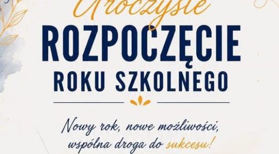 Rozpoczęcie roku szkolnego 2026/27